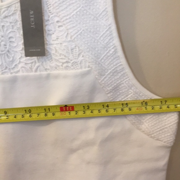 White J Crew wide strap top - Picture 4 of 5